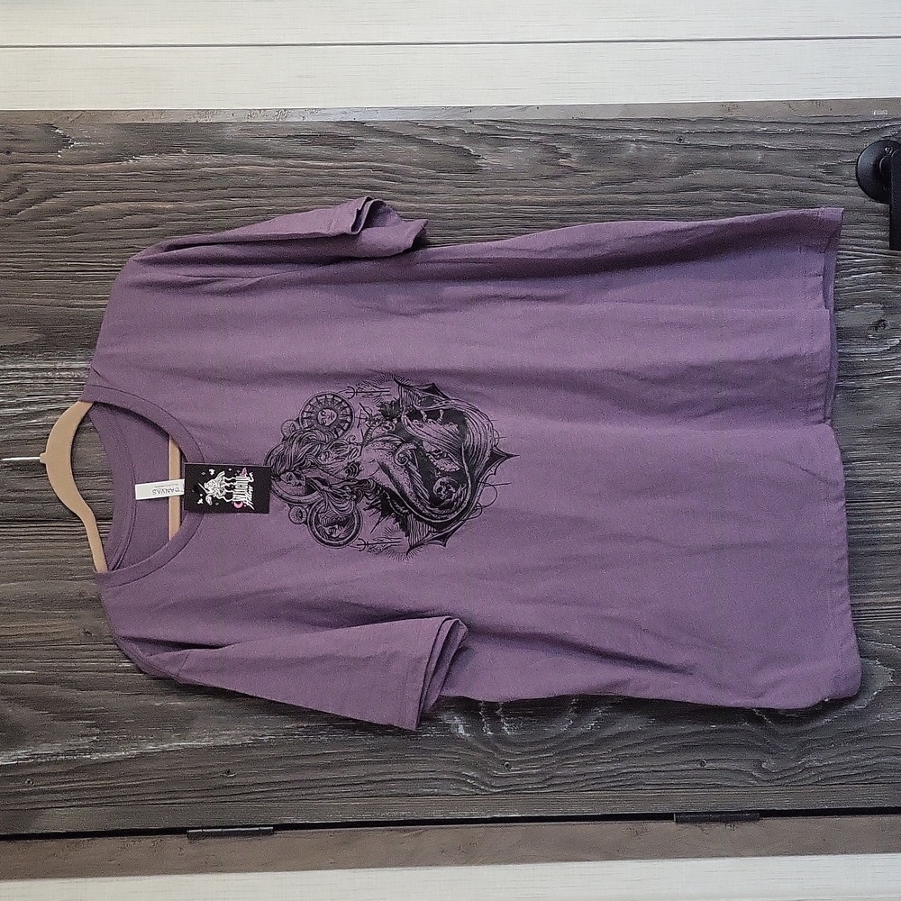 Bella Canvas Skeleton Mermaid Graphic Tee